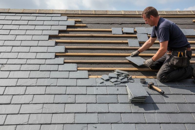 Slate Roof Installation