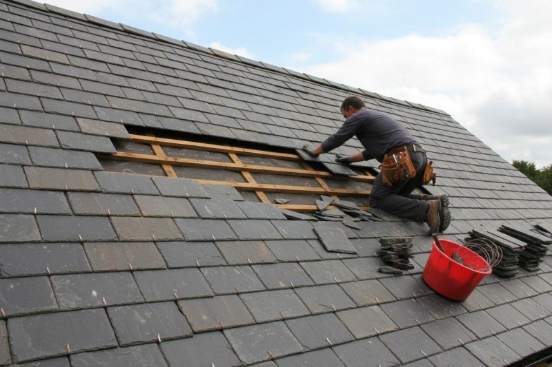 Slate Roof Installation