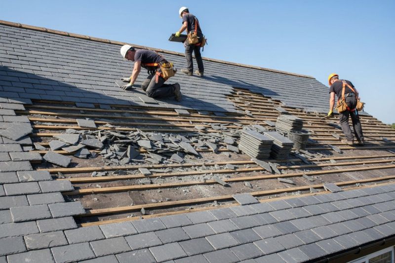 Slate Roof Installation