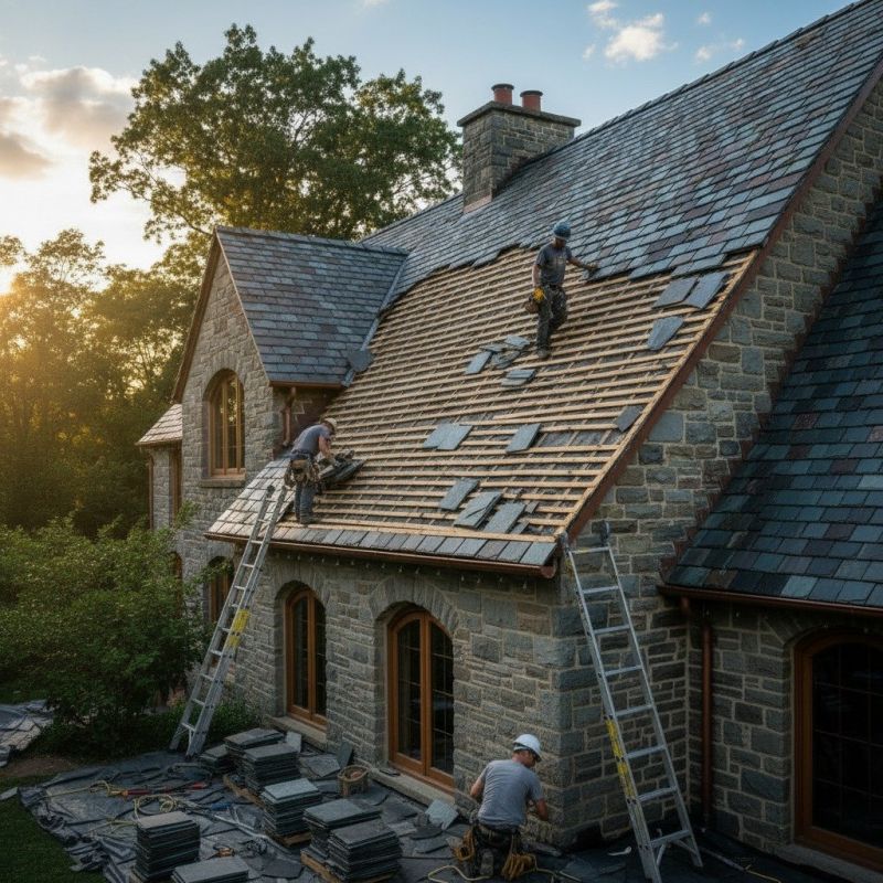 Natural Slate Roof Replacement Vs. Repair: How To Decide